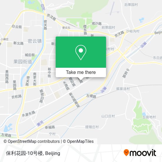 保利花园-10号楼 map
