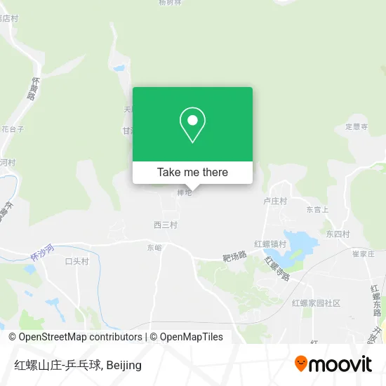 红螺山庄-乒乓球 map