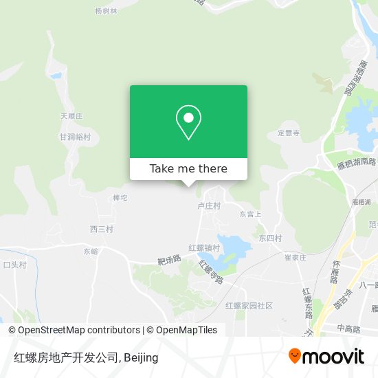 红螺房地产开发公司 map