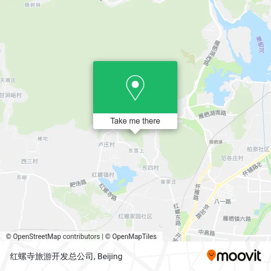 红螺寺旅游开发总公司 map