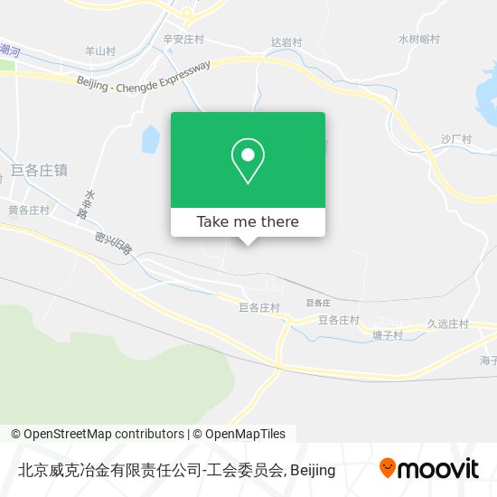 北京威克冶金有限责任公司-工会委员会 map
