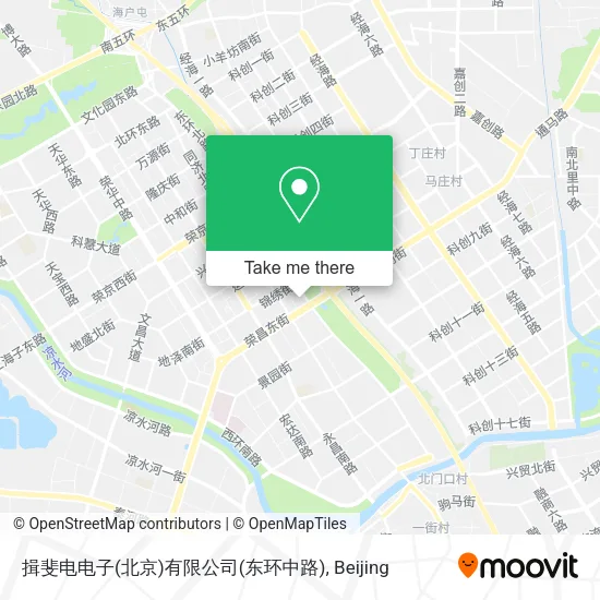 揖斐电电子(北京)有限公司(东环中路) map