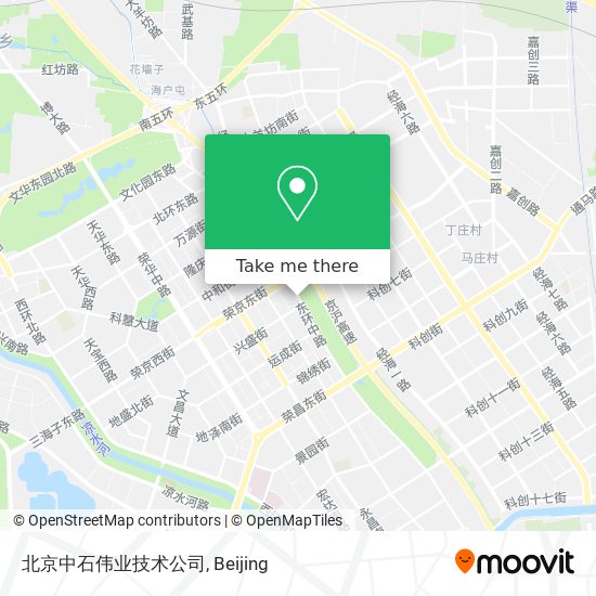 北京中石伟业技术公司 map