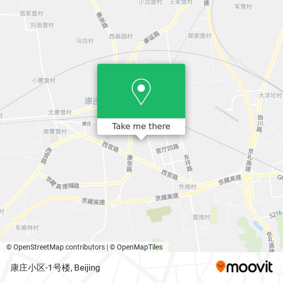 康庄小区-1号楼 map