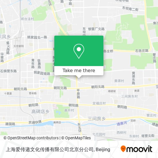 上海爱传递文化传播有限公司北京分公司 map