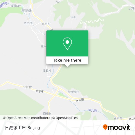 日鑫缘山庄 map