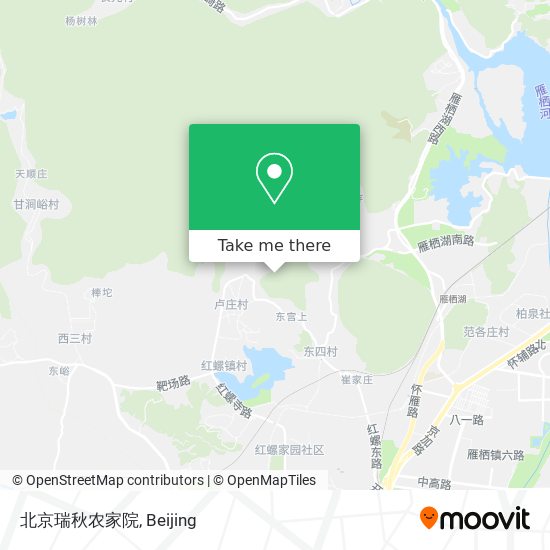 北京瑞秋农家院 map