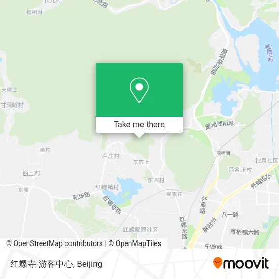 红螺寺-游客中心 map