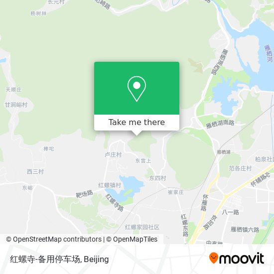 红螺寺-备用停车场 map