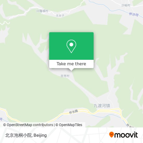 北京泡桐小院 map