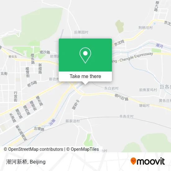 潮河新桥 map