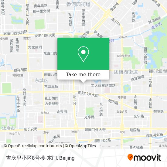吉庆里小区8号楼-东门 map
