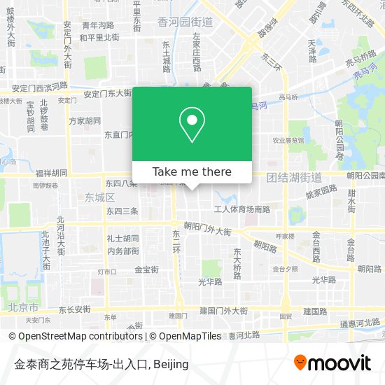 金泰商之苑停车场-出入口 map