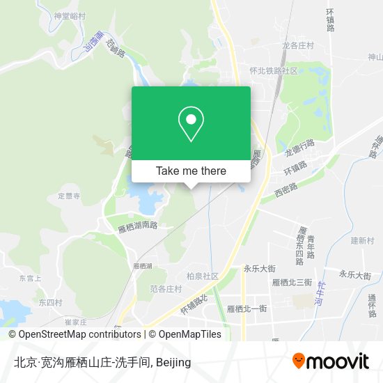 北京·宽沟雁栖山庄-洗手间 map