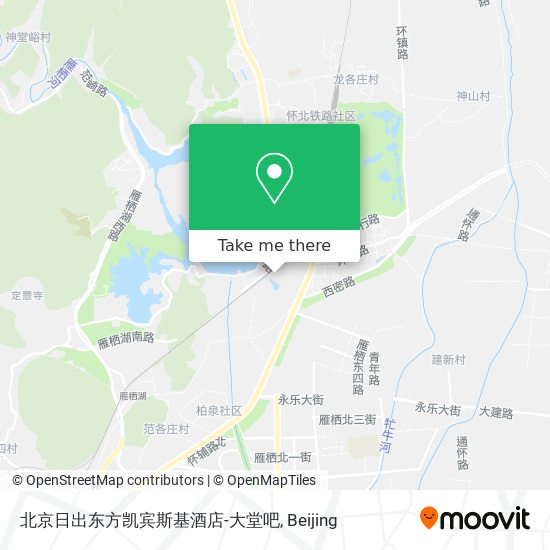 北京日出东方凯宾斯基酒店-大堂吧 map