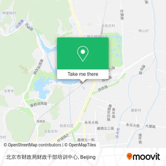 北京市财政局财政干部培训中心 map