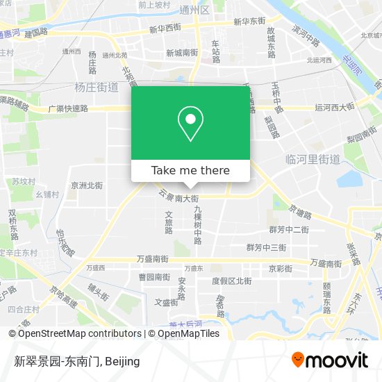 新翠景园-东南门 map