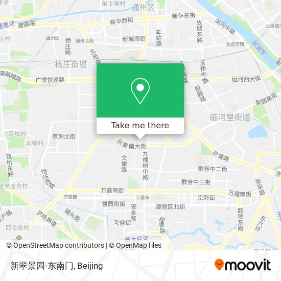 新翠景园-东南门 map