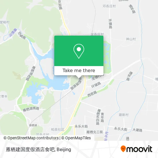 雁栖建国度假酒店食吧 map