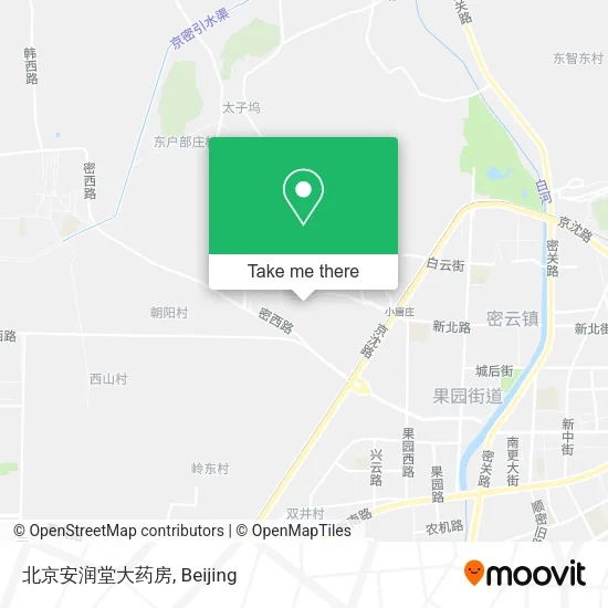 北京安润堂大药房 map