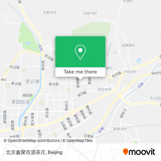 北京鑫聚百源茶庄 map