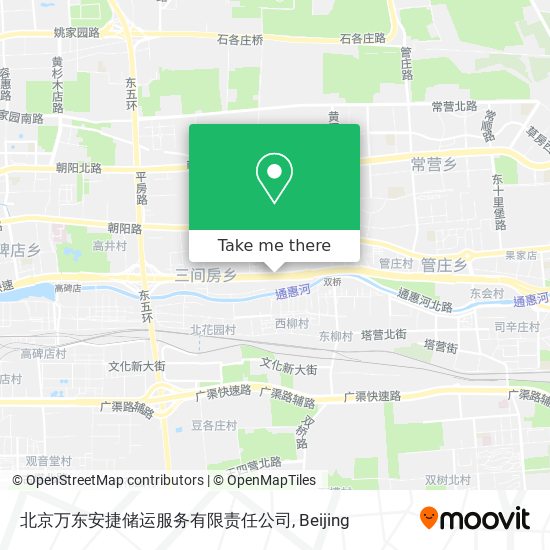 北京万东安捷储运服务有限责任公司 map