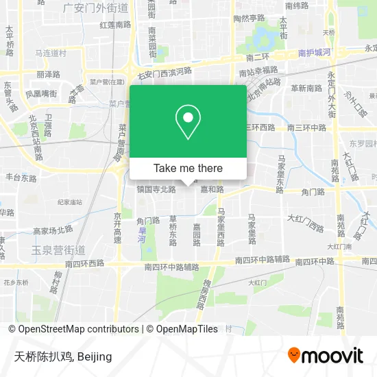 天桥陈扒鸡 map