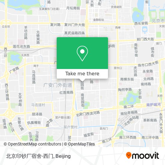 北京印钞厂宿舍-西门 map
