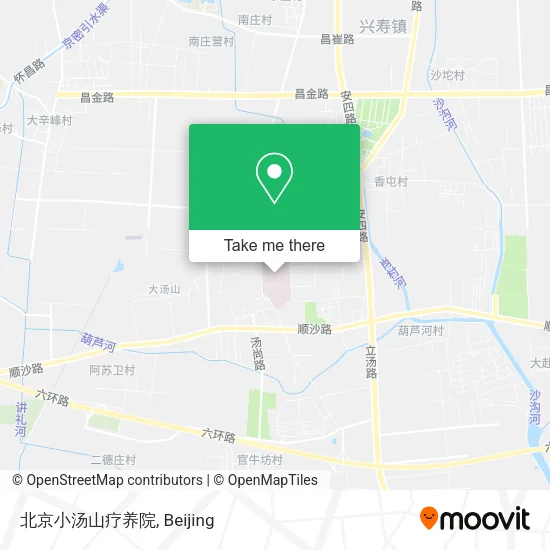 北京小汤山疗养院 map