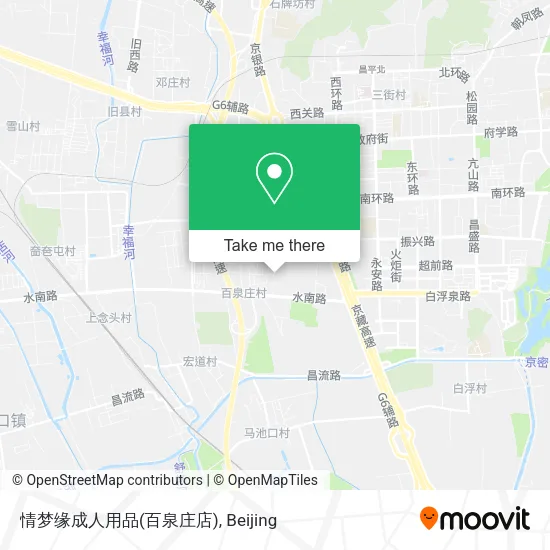 情梦缘成人用品(百泉庄店) map