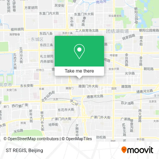 ST REGIS map
