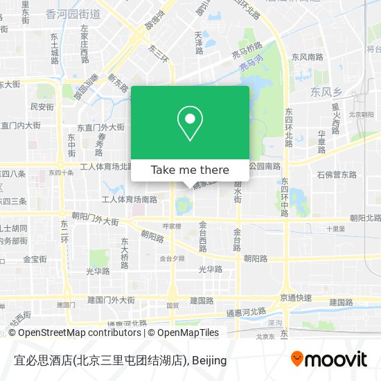 宜必思酒店(北京三里屯团结湖店) map