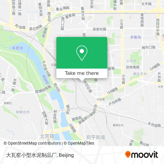 大瓦窑小型水泥制品厂 map