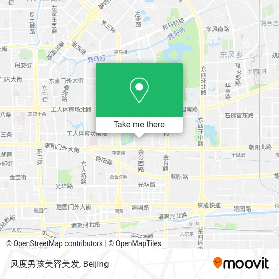 风度男孩美容美发 map