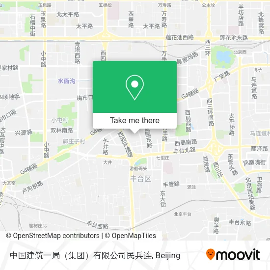 中国建筑一局（集团）有限公司民兵连 map