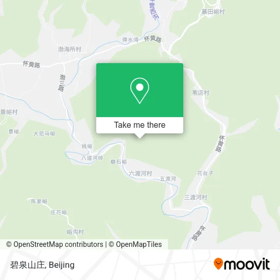 碧泉山庄 map