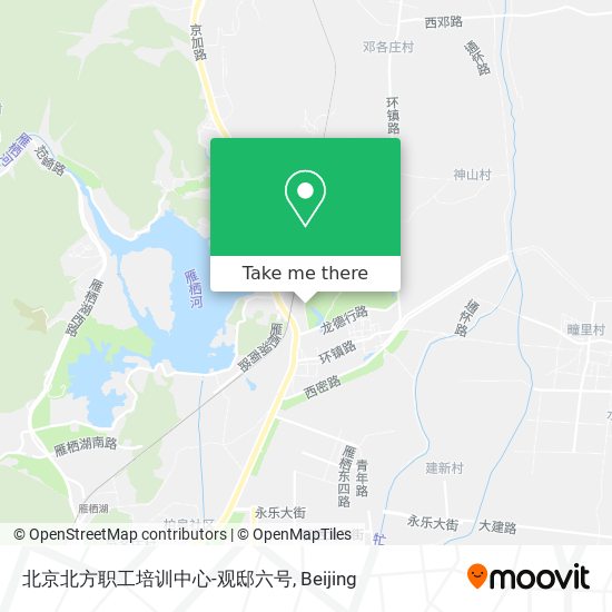 北京北方职工培训中心-观邸六号 map