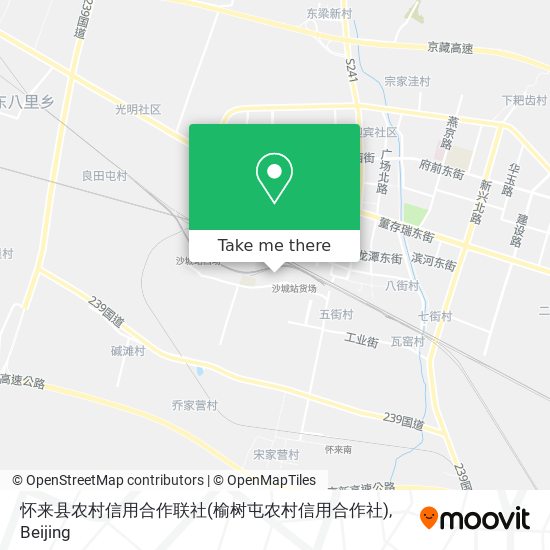 怀来县农村信用合作联社(榆树屯农村信用合作社) map