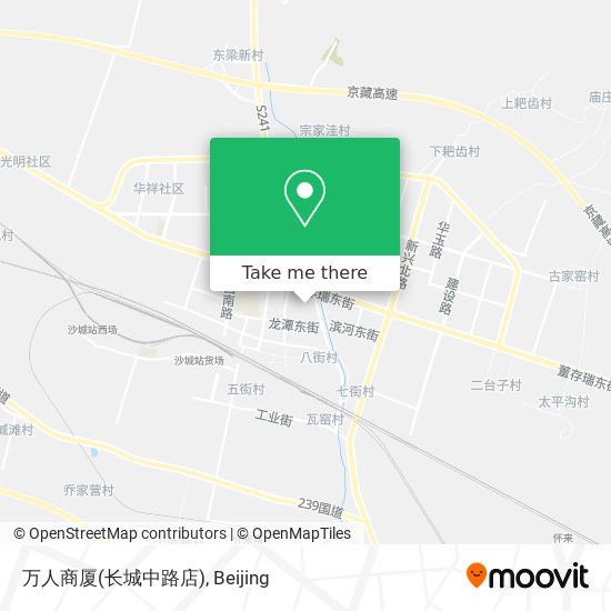 万人商厦(长城中路店) map