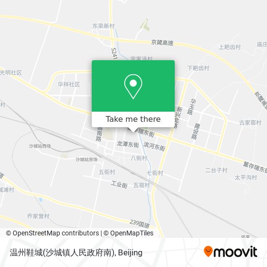 温州鞋城(沙城镇人民政府南) map