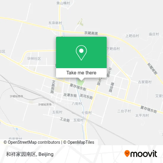 和祥家园南区 map