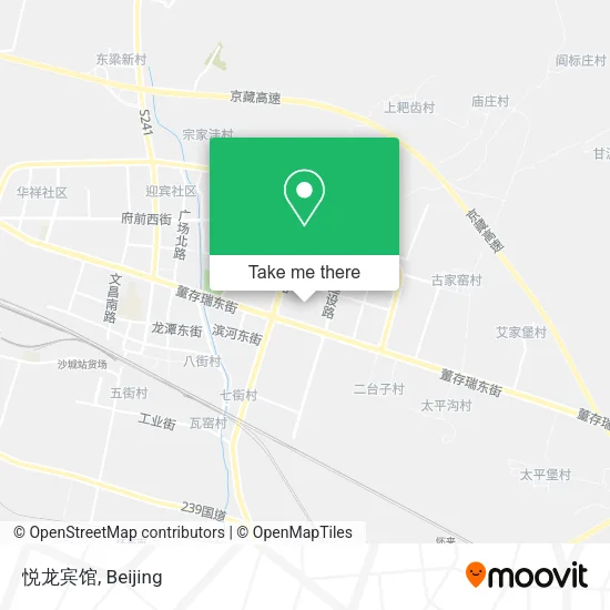 悦龙宾馆 map
