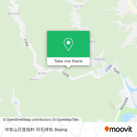 华客山庄度假村-羽毛球馆 map
