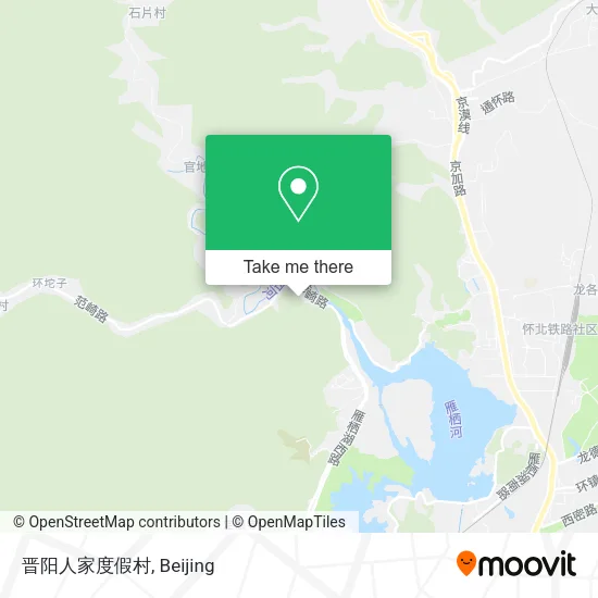 晋阳人家度假村 map