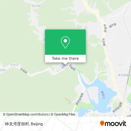 神龙湾度假村 map