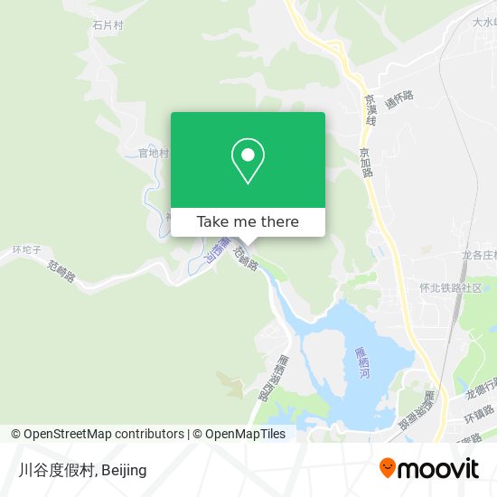 川谷度假村 map