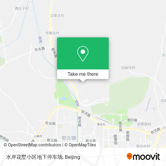 水岸花墅小区地下停车场 map