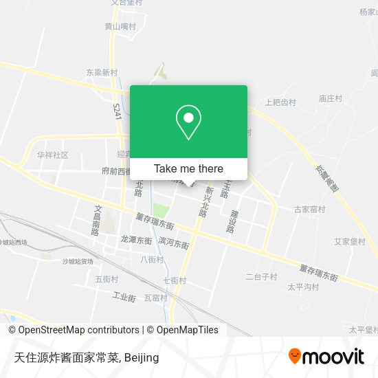 天住源炸酱面家常菜 map