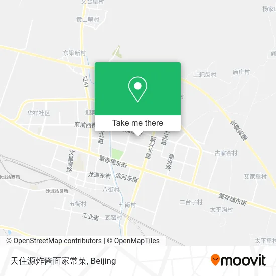 天住源炸酱面家常菜 map