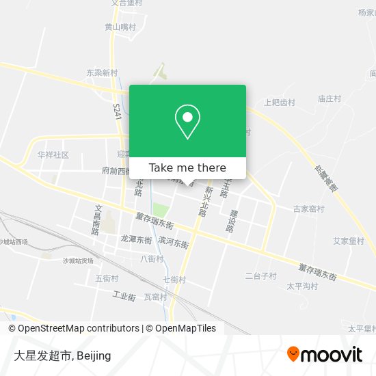 大星发超市 map